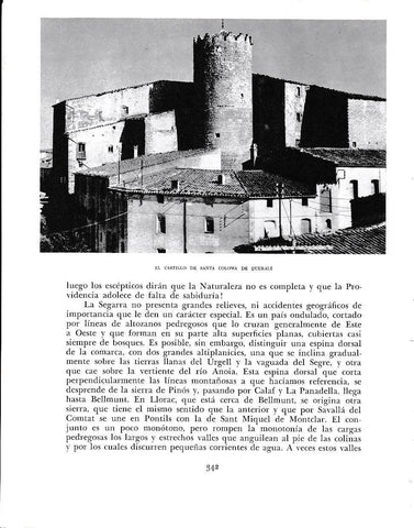 LAMINA 6461:  Castillo Santa Coloma de Queralt