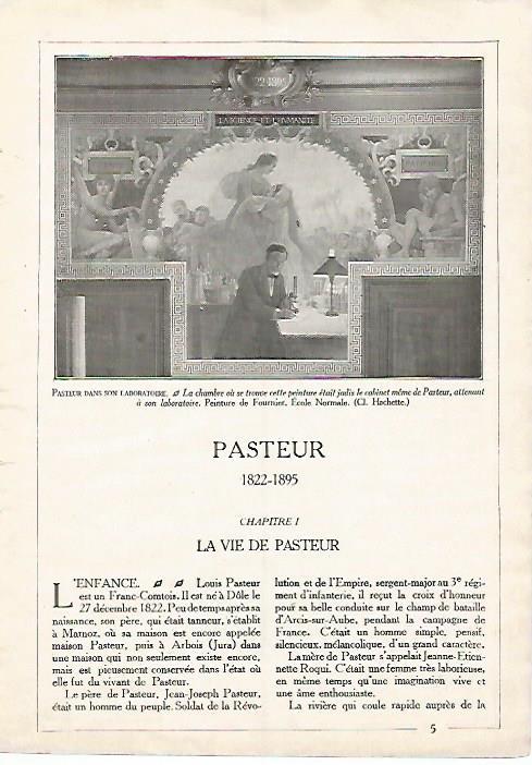 LAMINA 10019: Pasteur en su laboratorio