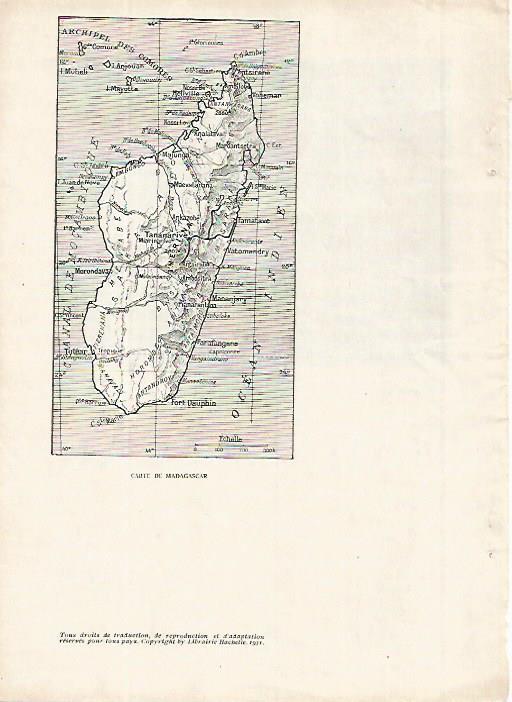 LAMINA 10082: Mapa de Madagascar