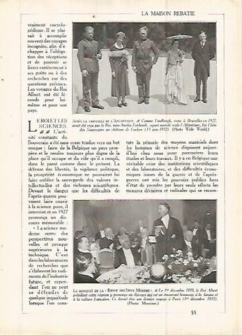 LAMINA 10204: Banquete de la Revue des Deux Mondes en 1933