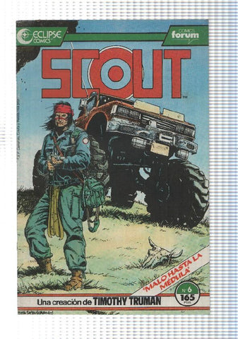 Planeta: Scout num 6 - Un sabueso del averno tras mi pista parte 2 Comics Forum. Eclipse Comics