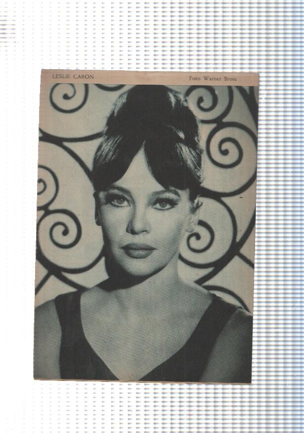 Mary Noticias numero 034: trasera foto artista Leslie Caron