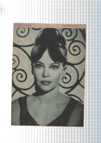 Mary Noticias numero 034: trasera foto artista Leslie Caron