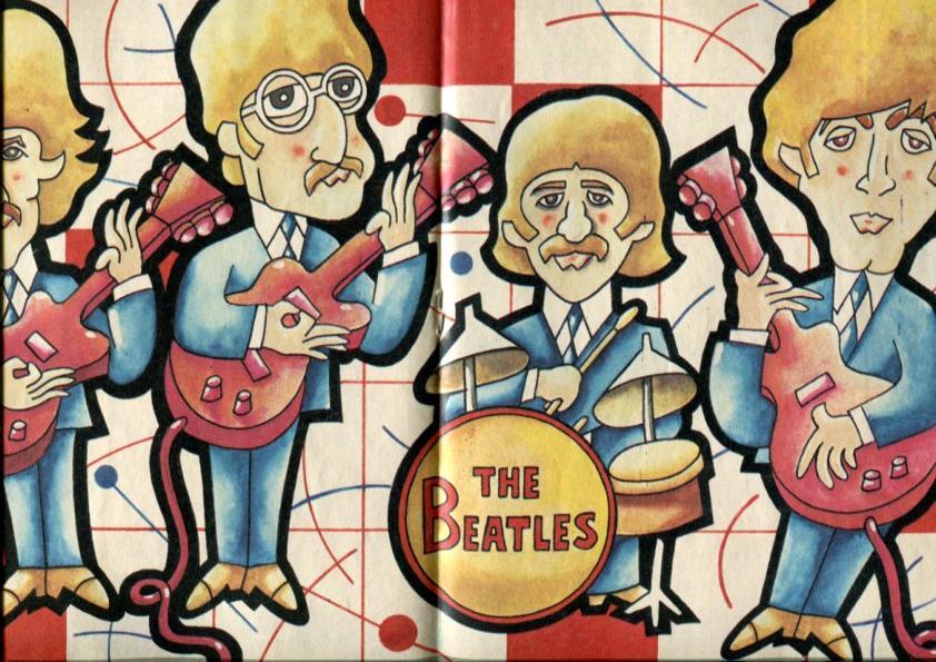Super Mortadelo numero 089: El teniente Marlo: Robo misterioso - poster The Beatles
