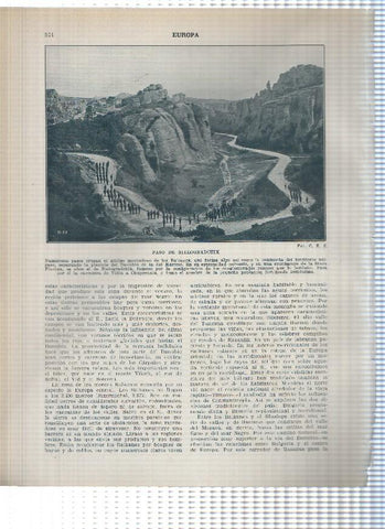 Lamina/sheet/feuille numerada 573/574: Bulgaria: Vista y Paso de Bielogradchik
