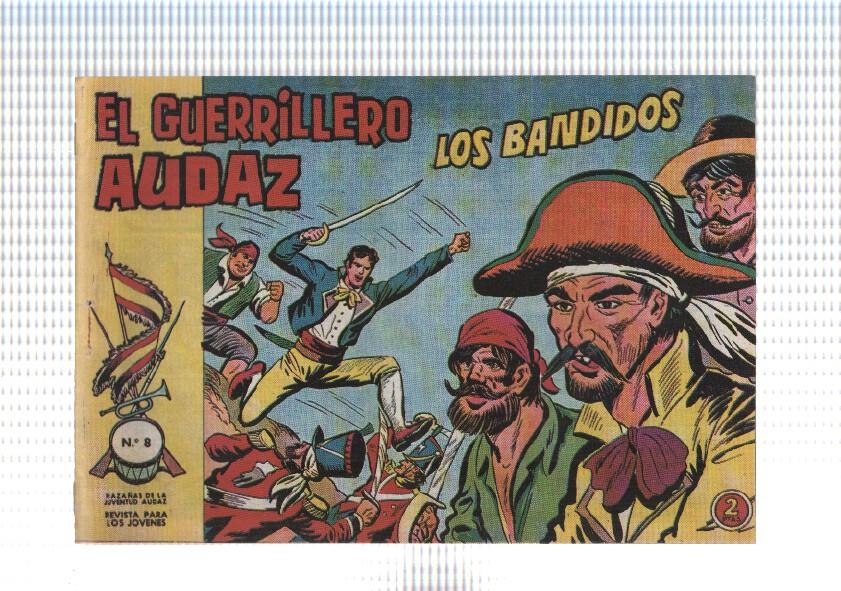Facsimil: El Guerrillero audaz numero 08. Los bandidos