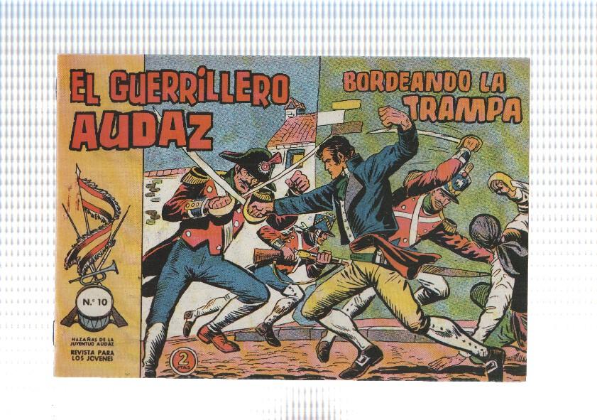 Facsimil: El Guerrillero audaz numero 10: Bordeando la trampa