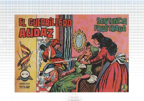 Facsimil: El Guerrillero audaz numero 13: Sentencia frustrada