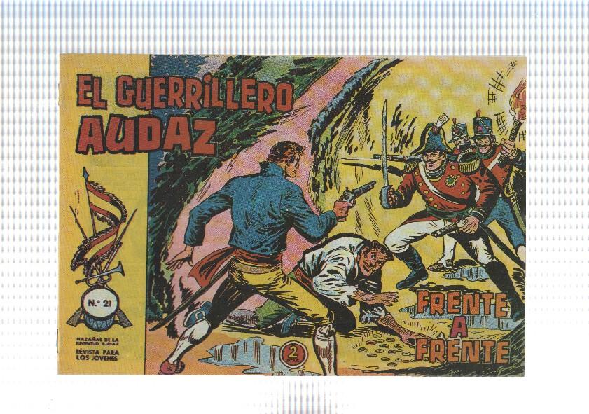 Facsimil: El Guerrillero audaz numero 21: Frente a frente