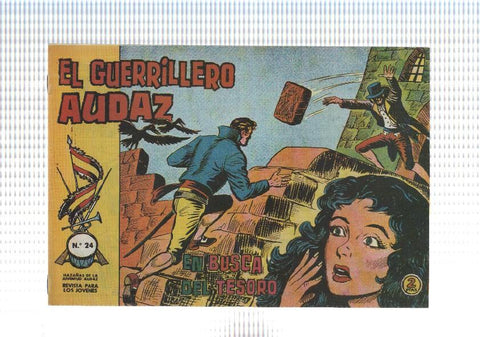 Facsimil: El Guerrillero audaz numero 24: En busca del tesoro