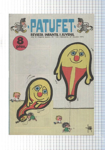 Revista Patufet segona epoca numero 132: El rei de la cerdanya , Josep Miracle, Santiago Mila i la ceramica vilanovina