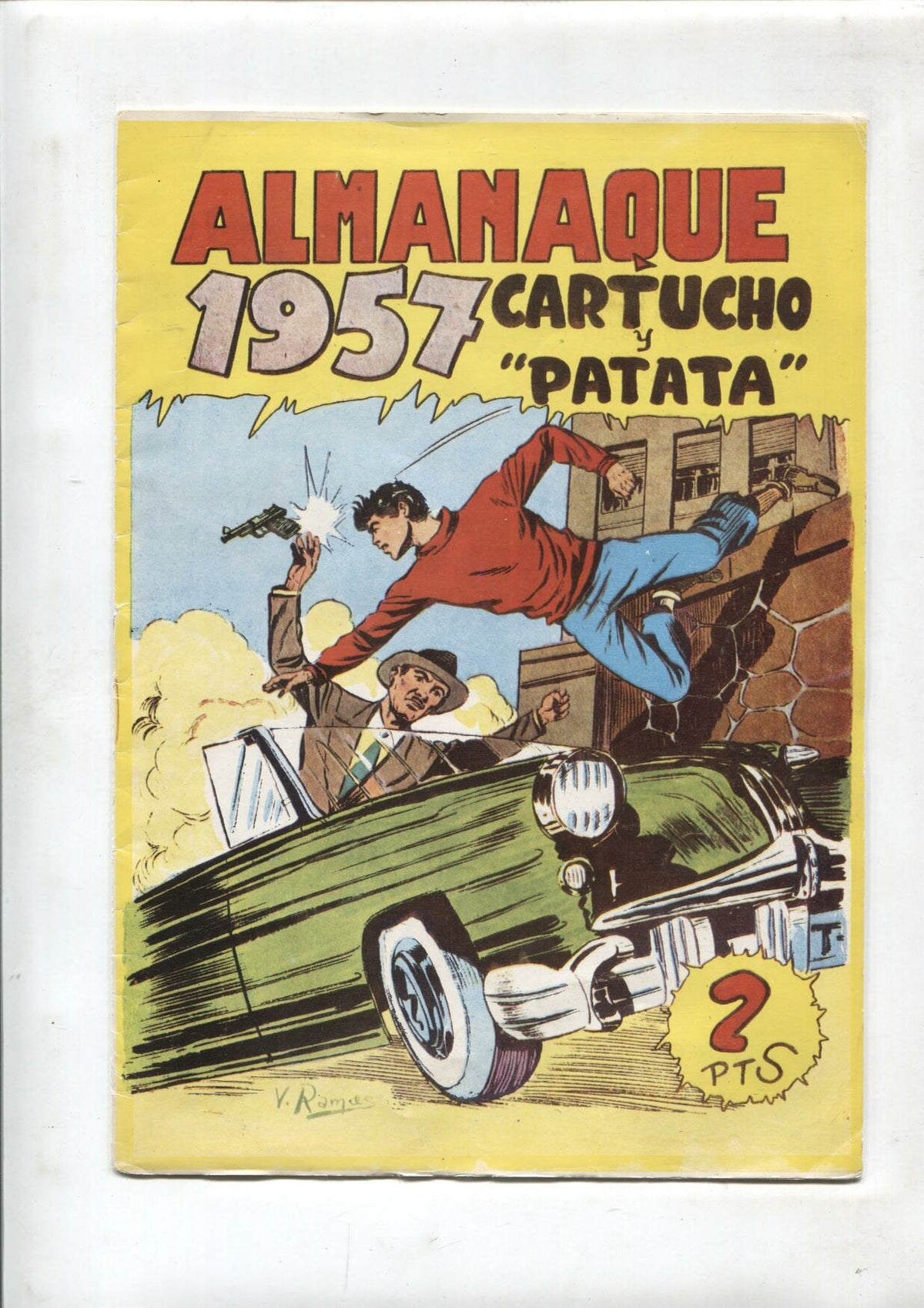 Facsimil: Cartucho y Patata almanaque 1957