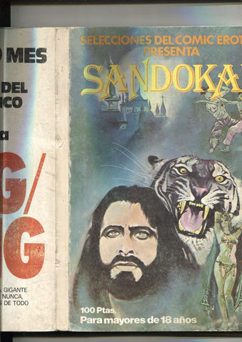Selecciones del comic erotico: Sandokan (numerado 4 en interior)