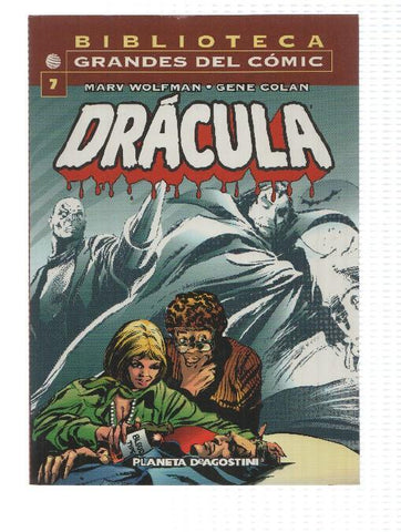 Planeta: plastificado de la cubierta tiene un desperfecto. num 7 de Dracula - Biblioteca Grandes del Comic. Conflicto de sangre