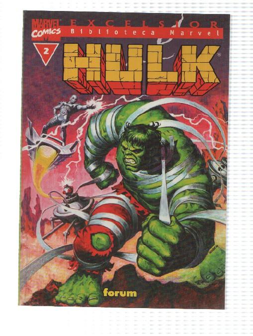 Marvel Comics: Desconchado lomo. num 2 de Hulk , Excelsior - Biblioteca Marvel. El increible Hulk