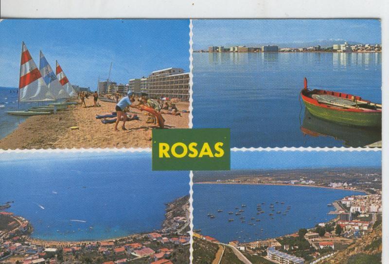 Postal 07846 : Costa Brava, Rosas, vistas