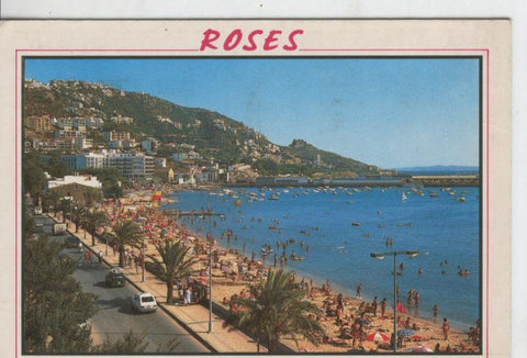 Postal 07852 : Costa Brava, Rosas, playa dels pescadors