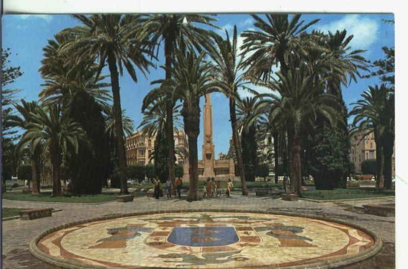 Postal: Melilla: Plaza de España-Escudo de la Ciudad