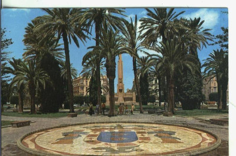 Postal: Melilla: Plaza de España-Escudo de la Ciudad