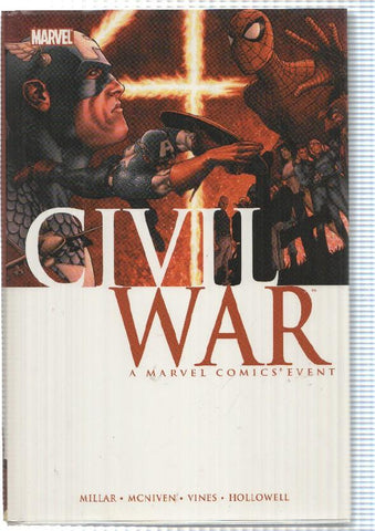 Marvel: Civil War, a Marvel Comic Event. Contiene Civil War (1-7), Marvel Spotilght, Civil War Script Book