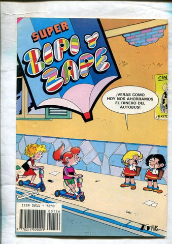 Super Zipi y Zape numero 126: Galopo y Vendaval: Peligro extraterreste (Gabi, 15 paginas)