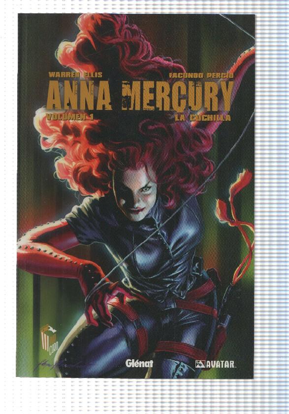 Glenat: Anna Mercury vol. 1, La cuchilla. Por Ellis y Percio