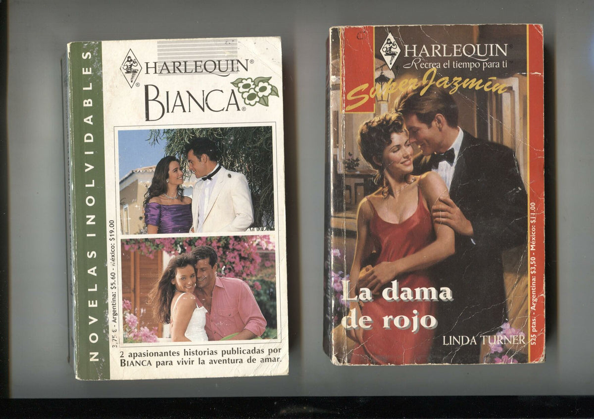 Lote numero 26: 3 novelas Romantica: La dama de rojo, Un año y un dia juntos, Pasion en verano