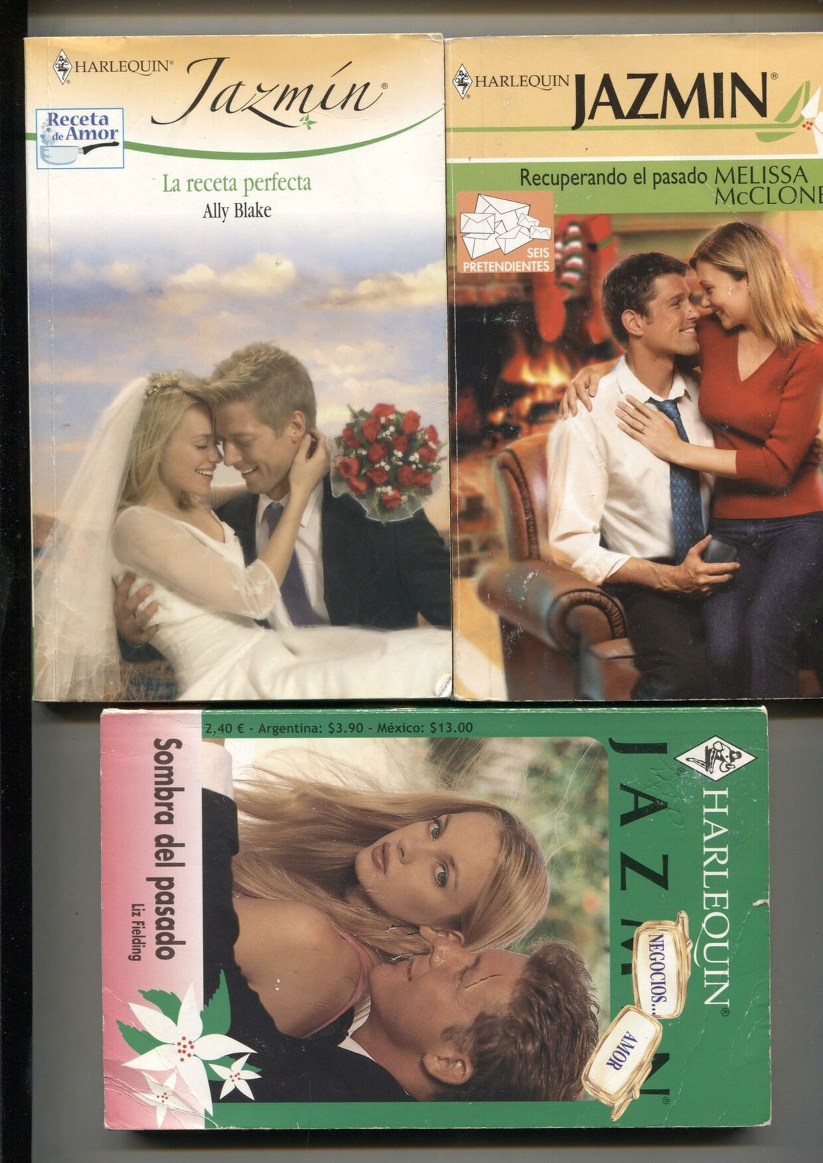 Lote numero 29: 3 novelas Romantica: Sombra del pasado, Recuperando el pasado, La receta perfecta