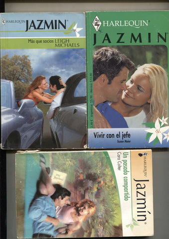 Lote numero 31: 3 novelas Romantica:  Un pasado compartido, Vivir con el jefe, Mas que socios