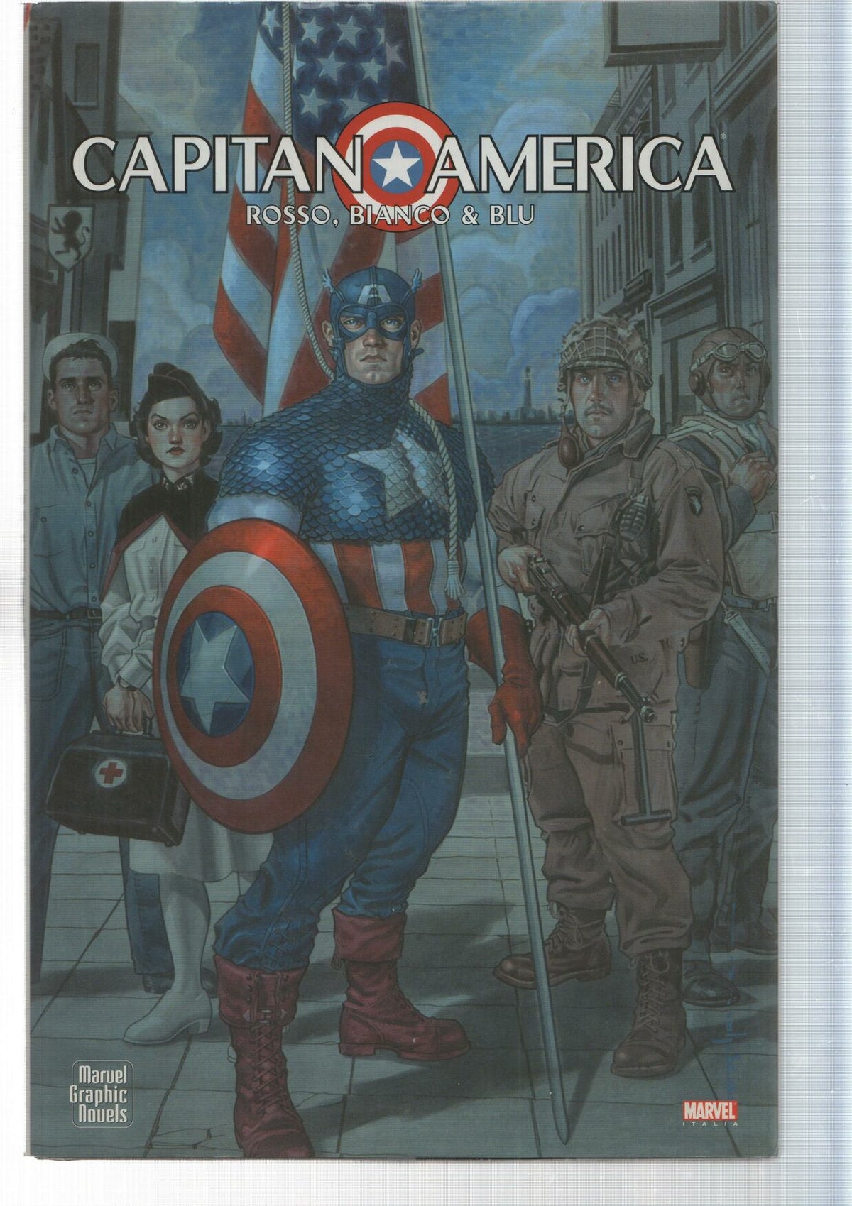 Marvel Italia: Capitan America Rosso, Bianco and Blu. Marvel Graphic Novels