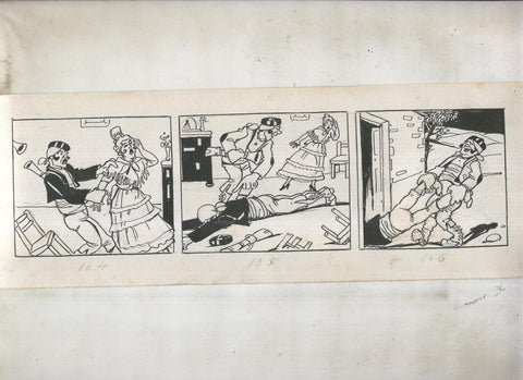 Dibujo numero 38 original de Mendez Alvarez para Diego Corrientes