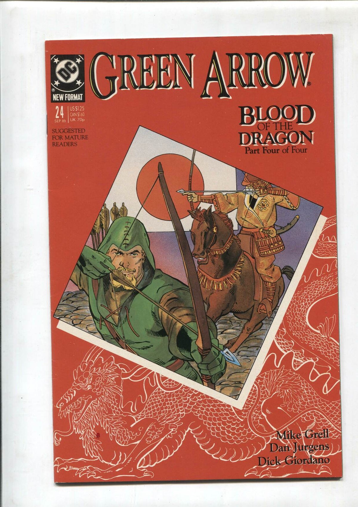 Dc: Green Arrow numero 024: Blood of the Dragon