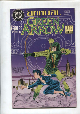 Dc: Green Arrow Annual numero 1: lesson for a Crab