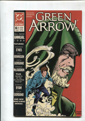 Dc: Green Arrow Annual numero 2 (1989): Saving Face