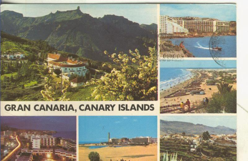 Postal 5028 : Vistas varias de Gran Canaria