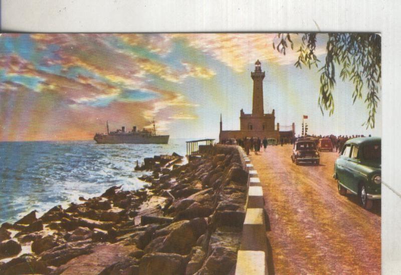 Postal 5419 : Farola del rompeolas de Barcelona
