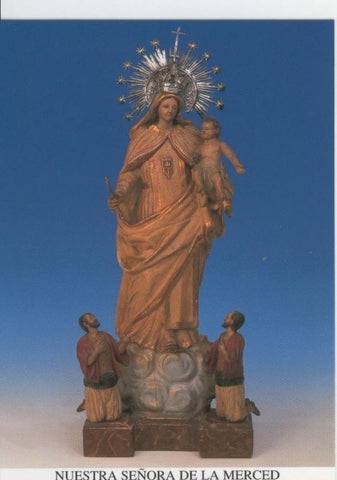 Postal Virgenes 354 : Nuestra Señora de la Merced, Mercedarios-Salamanca