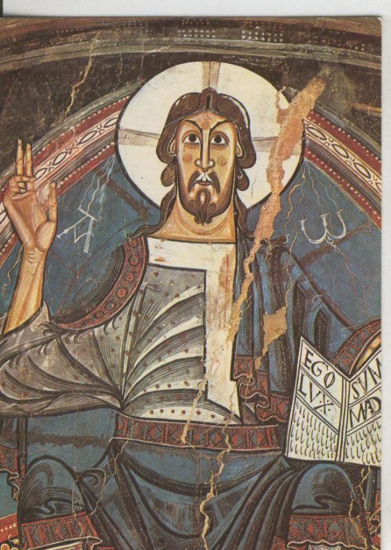 Postal 008810: Cristo en Majestad, Valle de Bohi, Sant Climent de Taull