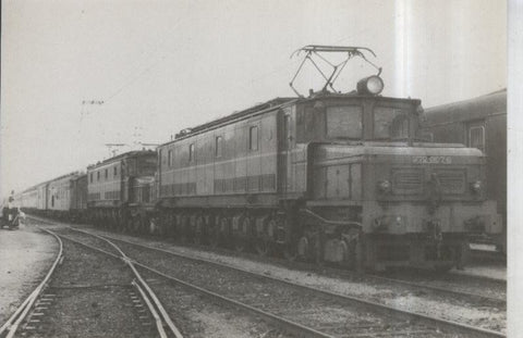 Postal 010918: Locomotora electrica 7201/7212 y 7501/7512