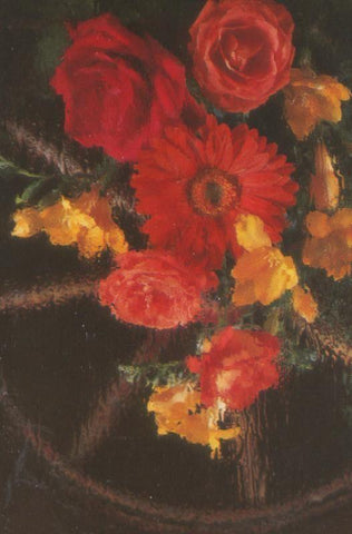 Postal 005001 : Flores, imprenta Cobas y cia de Barcelona
