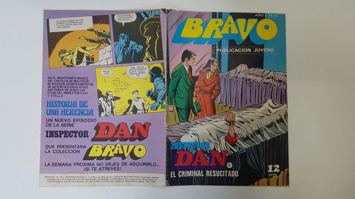 Bravo serie Inspector Dan numero 06: El criminal resucitado