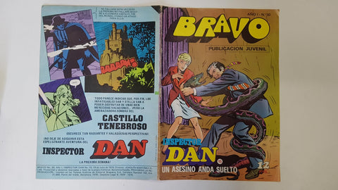 Bravo serie Inspector Dan numero 15: Un asesino anda suelto