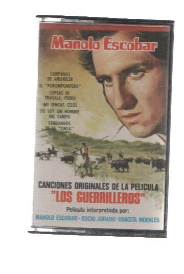 Cassette: Saef: Manolo Escobar, Los Guerrilleros, Canciones originales de la pelicula - Campanas de amanecer, El Porompompero