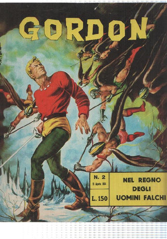 Fratelli Spada: Flash Gordon num 02, año 1964 - Nek Regno degli Uomini Falchi, M. Caria