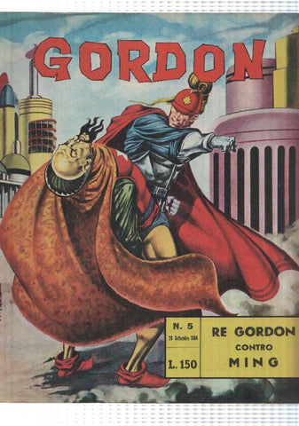 Fratelli Spada: Flash Gordon num 05, año 1964 - Re Gordon contro Ming, M. Caria