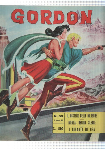 Fratelli Spada: Flash Gordon num 39, año 1966 - il Mistero delle Meteore, Menta Regina Sleale, I Giganti di Rea