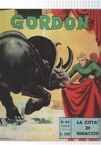 Fratelli Spada: Flash Gordon num 54, año 1966 - La Citta di Ghiaccio, M. Caria. In appendice 20000 Leghe Sotto i Mari