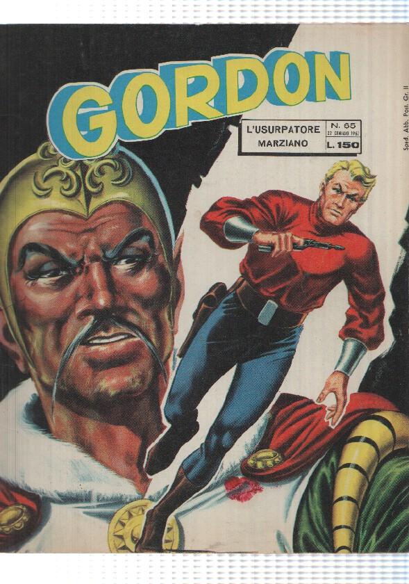 Fratelli Spada: Flash Gordon num 65, año 1967 - Lusurpatore marziano. In appendice principe Valiant