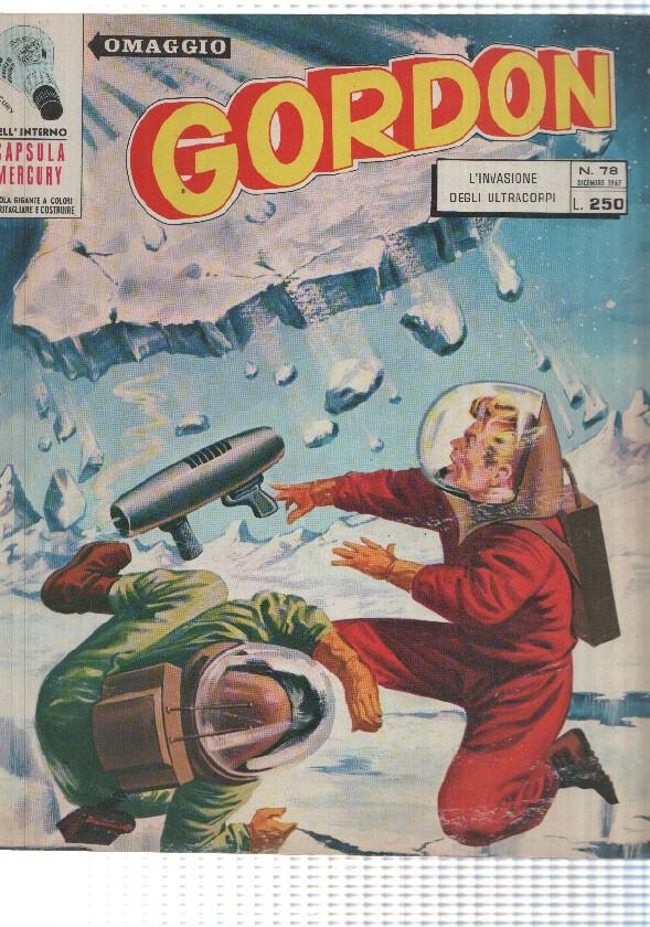 Fratelli Spada: Flash Gordon numero 78, 1967 - Linvasione degli ultracorpi. Poster Capsula Mercury 49x60cm