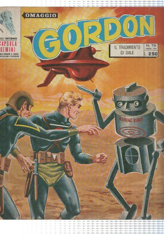 Fratelli Spada: Flash Gordon numero 79, 1968 - il tradimento di dale. Poster Capsula Gemini 49x60cm